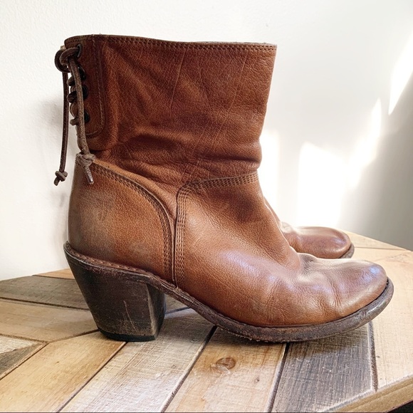Frye Carmen Lace Back Booties